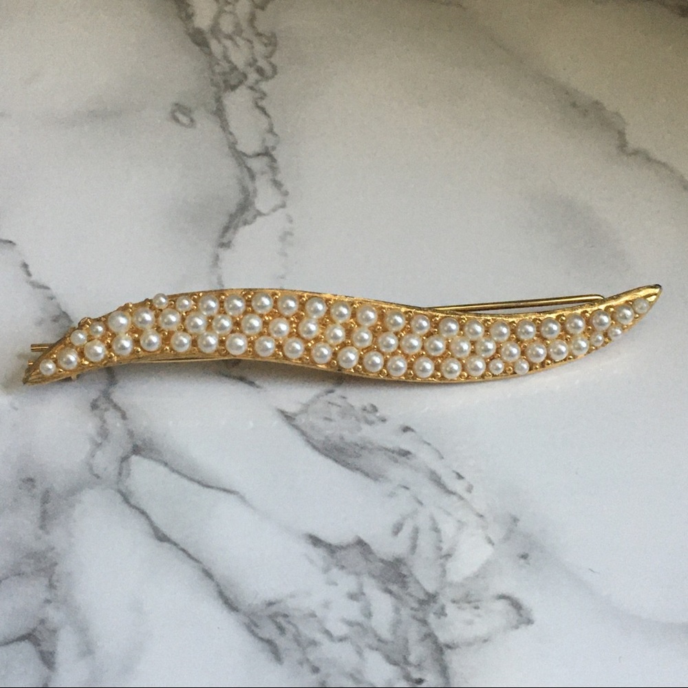 Vintage Pearl Hair Pin - Picture 4 of 6
